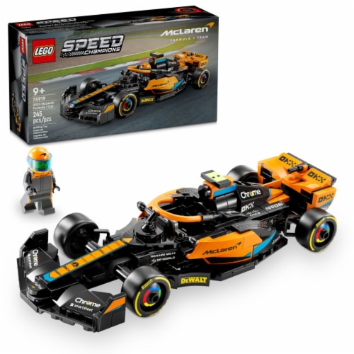LEGO Speed Champions 2023 McLaren F1 Race Car Toy 76919 Perspective: front