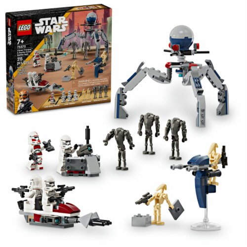 75372 LEGO® Star Wars Clone Trooper™ & Battle Droid™ Battle Pack Perspective: front