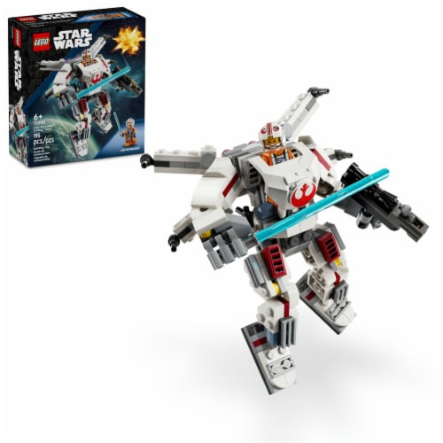 LEGO® Star Wars Luke Skywalker X-Wing Mech Buildable Action Figure Perspective: front