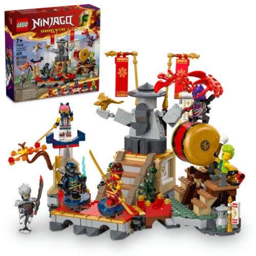 LEGO® Ninjago Dragons Rising Tournament Battle Arena 71818 Perspective: front