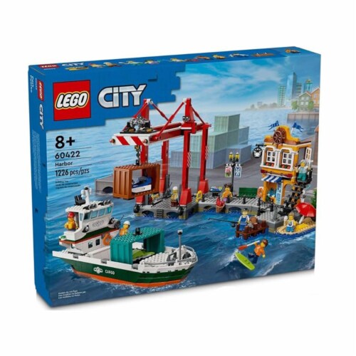LEGO Seaside Harbor with Cargo Ship 60422 Perspective: front