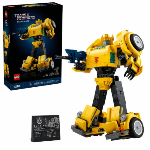 LEGO® Icons Transformers Bumblebee Collectible Building Set Perspective: front