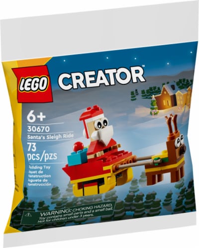 LEGO Creator Santa's Sleigh Ride 30670 Perspective: front