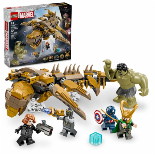 LEGO® Marvel The Avengers vs. The Leviathan 76290 Perspective: front