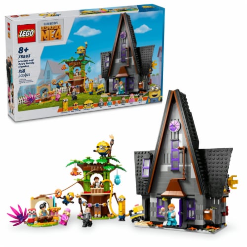 LEGO® Despicable Me 4 Minions and Gru's Family Mansion 75583  Building Set Perspective: front