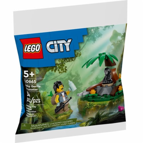 LEGO® City Baby Gorilla Encounter 30665 Building Set Perspective: front