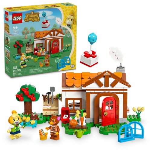 LEGO® 77049 Animal Crossing Isabelle's House Visit Perspective: front