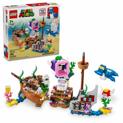 71432 LEGO® Super Mario Dorrie's Sunken Shipwreck Adventure Expansion Set Perspective: front