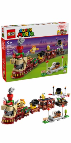 LEGO® Super Mario™ The Bowser Express Train 71437 Building Set Perspective: front