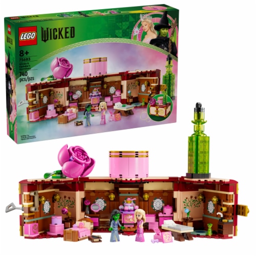 LEGO® Glinda & Elphaba's Dormitory Building Set Perspective: front
