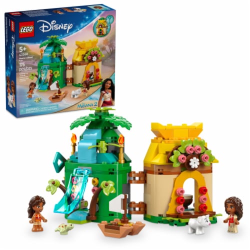 LEGO Disney Moana's Island Fun Building Toy Playset 43260 Perspective: front