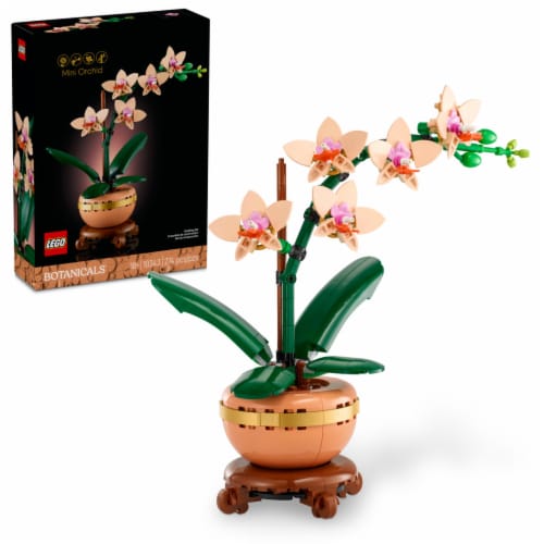 LEGO Botanicals Mini Orchid Building Set for Adults 10343 Perspective: front