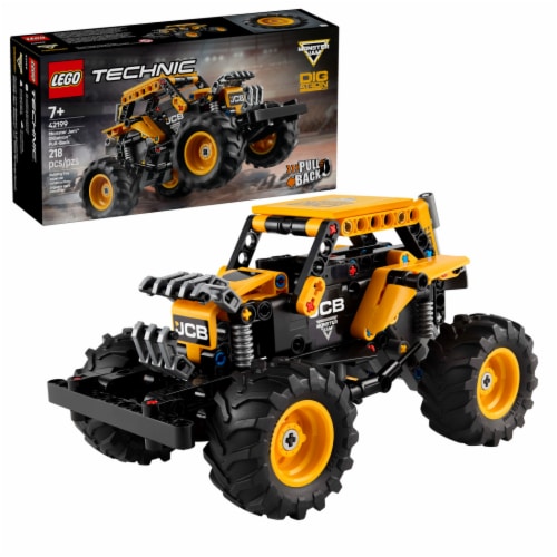 LEGO Technic Monster Jam DIGatron Pull-Back Monster Truck Building Toy 42199 Perspective: front