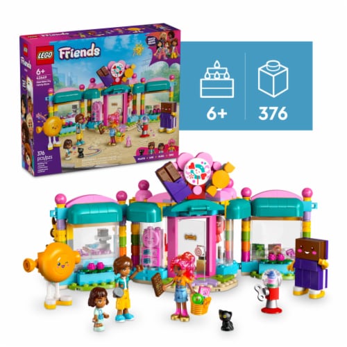 LEGO Friends Heartlake City Candy Store Building Toy 42649 Perspective: front