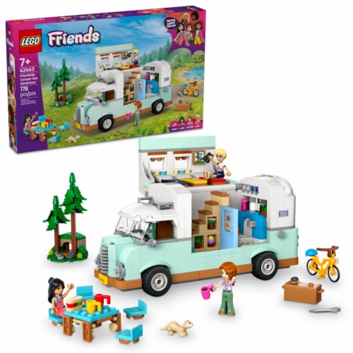 LEGO Friends Friendship Camper Van Adventure Building Set 42663 Perspective: front