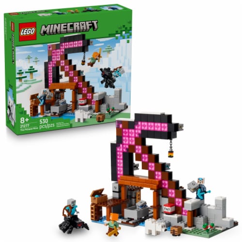 LEGO Minecraft The Pickaxe Mine Kids Toy 21277 Perspective: front