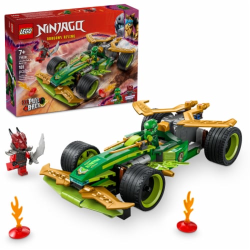 LEGO NINJAGO Lloyd's Pull-Back Race Car Building Toy 71828 Perspective: front