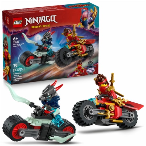 LEGO NINJAGO Kai's Motorcycle Speed Race Kids Toy 71838 Perspective: front