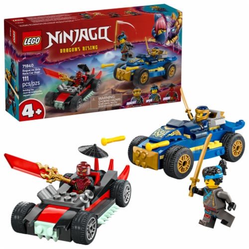 LEGO NINJAGO Rogue vs. Drix Race Car Duel 71840 Perspective: front