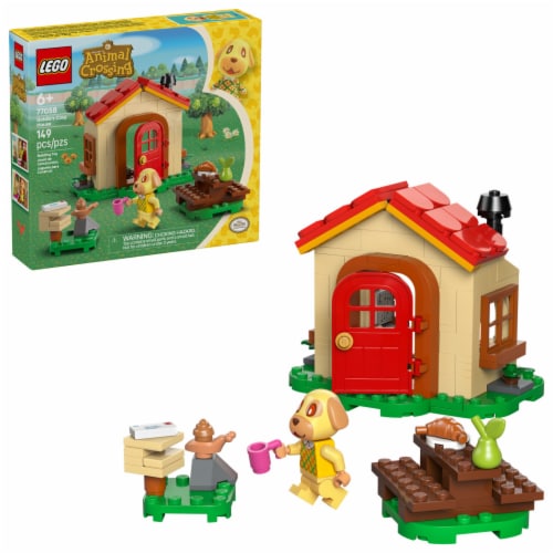 LEGO Animal Crossing Goldie’s Cozy House Kids Toy 77058 Perspective: front