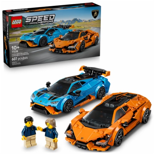 LEGO Speed Champions Lamborghini Revuelto & Huracán STO 77238 Perspective: front