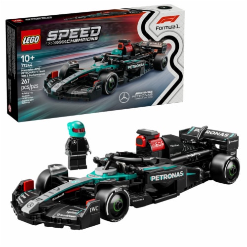 LEGO® Speed Champions Mercedes-AMG F1 W15 Race Car 77244 Building Set Perspective: front