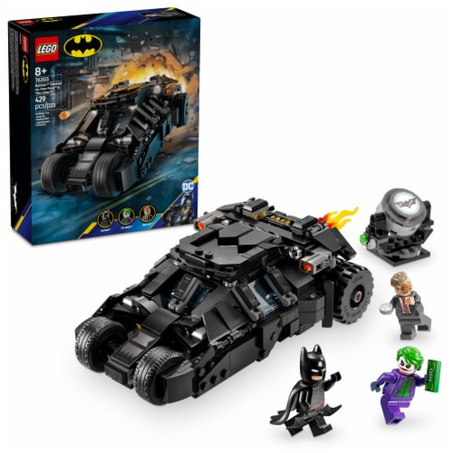 LEGO DC Batman Tumbler vs. Two-Face & The Joker Toy Building Set 76303 Perspective: front