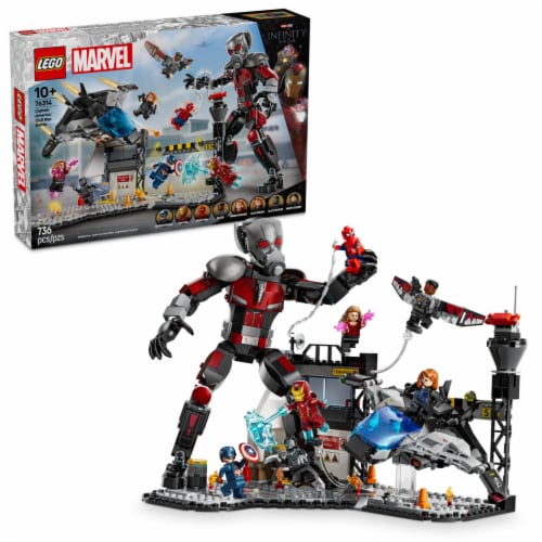LEGO Marvel Captain America Civil War Action Battle Building Toy Set 76314 Perspective: front