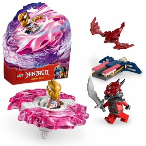 LEGO NINJAGO Sora's Dragon Spinjitzu Spinner Building Toy 71824 Perspective: front