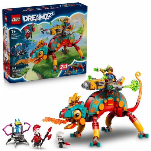 LEGO DREAMZzz Mateo’s Fire Chameleon Kids Toy 71492 Perspective: front