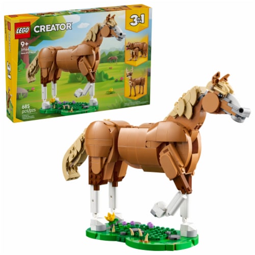 LEGO Creator 3 in 1 Beautiful Horse Building Toy 31166 Perspective: front