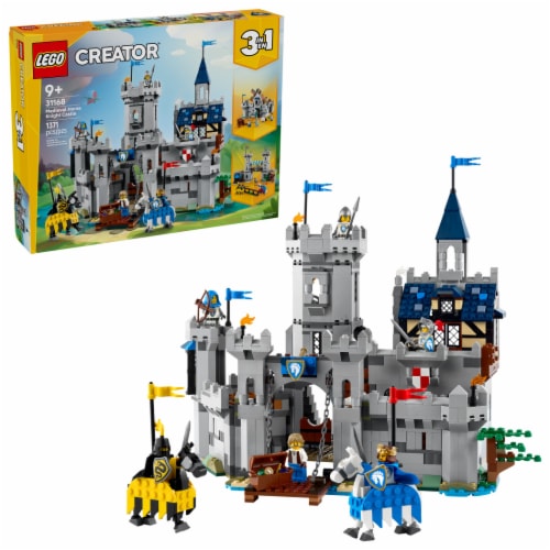 LEGO Creator 3 in 1 Medieval Horse Knight Castle 31168 Perspective: front