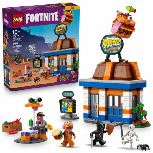 LEGO Fortnite Durrr Burger Restaurant Kids Toy 77076 Perspective: front