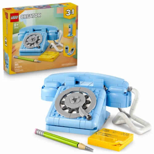 LEGO Creator 3 in 1 Retro Telephone Kids Toy 31174 Perspective: front