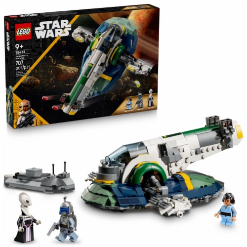 LEGO Star Wars: Attack of the Clones Jango Fett’s Starship 75433 Perspective: front