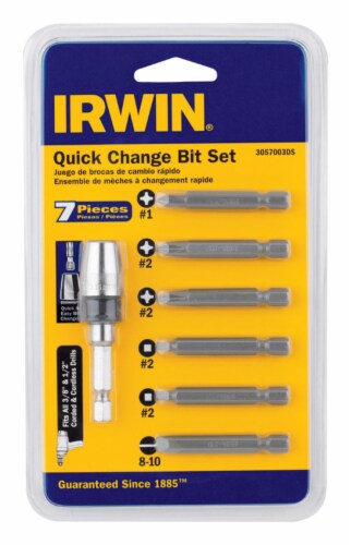 Irwin Steel Drill and Driver Bit Set Perspective: front