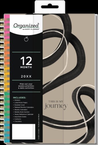 Me & My Big Ideas 20XX 12 Month Bold Abstract Planner Perspective: front