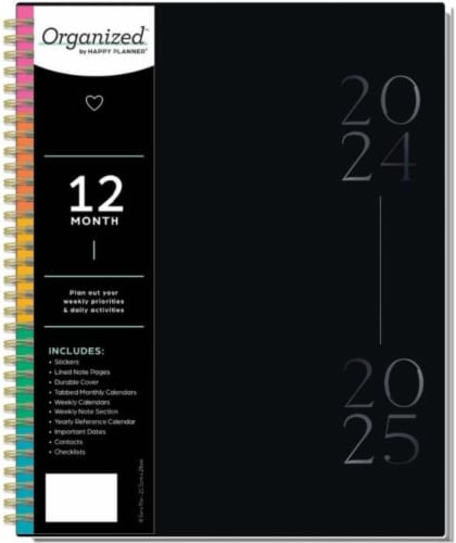 Me & My Big Ideas Happy Planner 12 Month Planner Perspective: front