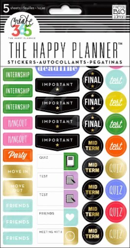 Me and My Big Ideas School/College Planner Stickers - 5 Sheets Perspective: front