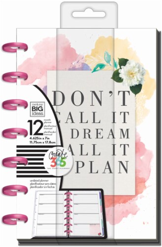 Me and My Big Ideas Wildflower 12-Month Mini Happy Planner® Perspective: front