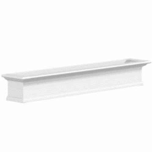 Mayne 4826W Yorkshire 6 Foot Window Box - White Perspective: front