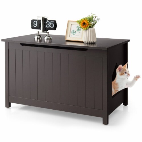 Coffee table litter box outlet