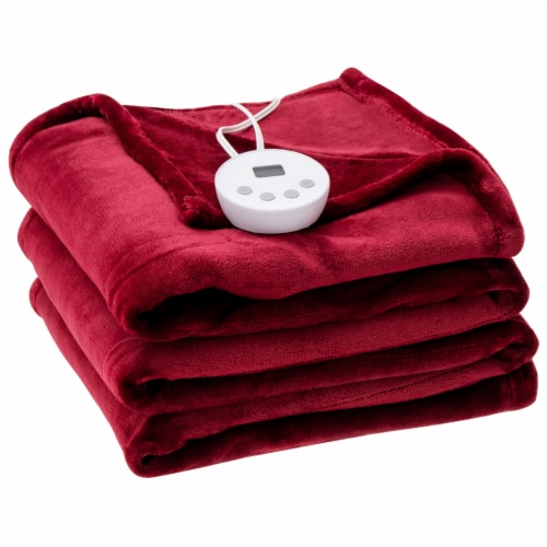 Queen size online electric throw blanket