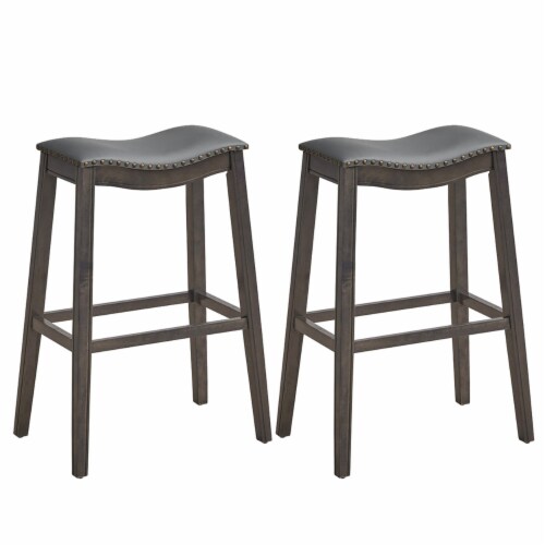 Saddle counter stools on sale set of 2