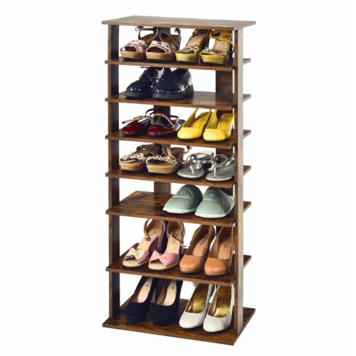 7-Tier Vertical Shoe Rack Free Standing Storage Shelf Organizer Space  Saving, 1 unit - Kroger