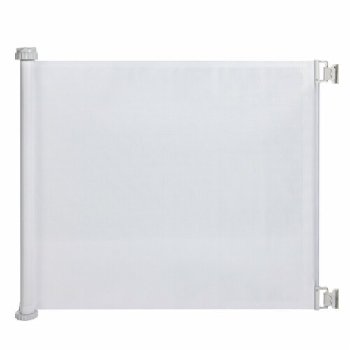 33 Tall Retractable Baby Gate Mesh Safety Gate for Dog Indoor
