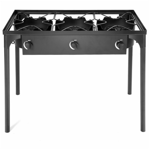 Outdoor 3 Burner Stove High Pressure Propane Gas Camp Stove 225 000 BTU 1 unit Fry s Food Stores
