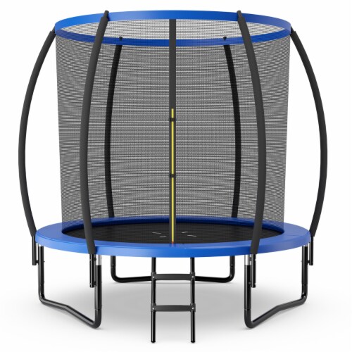 Trampoline with ladder and enclosure hotsell