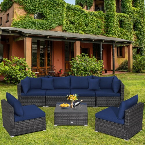 Navy outdoor 2025 sectional