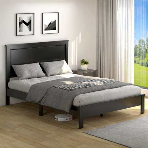 Twin full platform shop bed frame